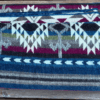 Jewel Tone Western Blanket folded closeup